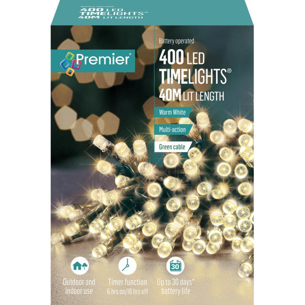 400 LED TIME LIGHTS WARM WHITE